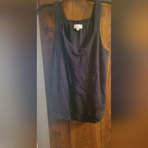 size M black sleeveless blouse, brand Loft